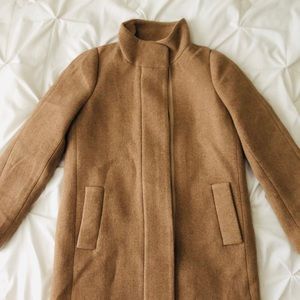 J.Crew Factory City Coat in Mushroom, size 4
